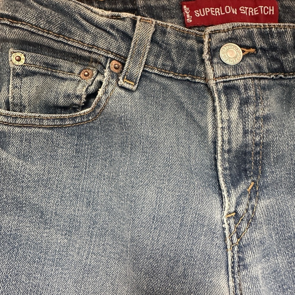 Vintage Y2K Levi's Superlow Stretch Bootcut Jeans Size 5 - Picture 6 of 9